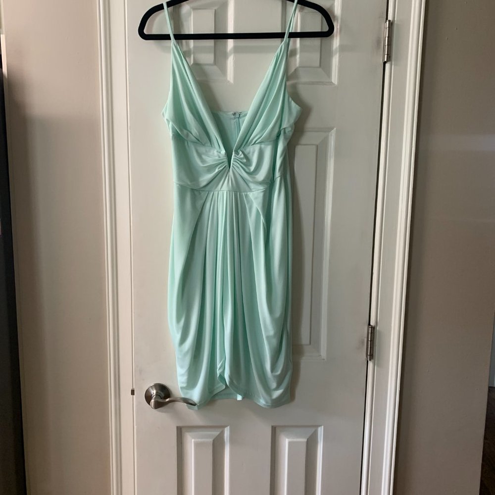 NWOT Venus Plunge Mint Dress (Size 10)
